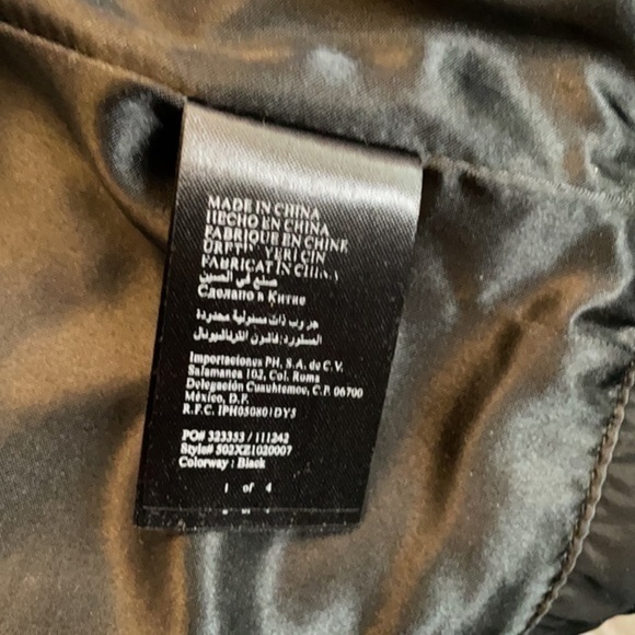 bebe dress black ruffle coat dress short extra small - Picture 8 of 9